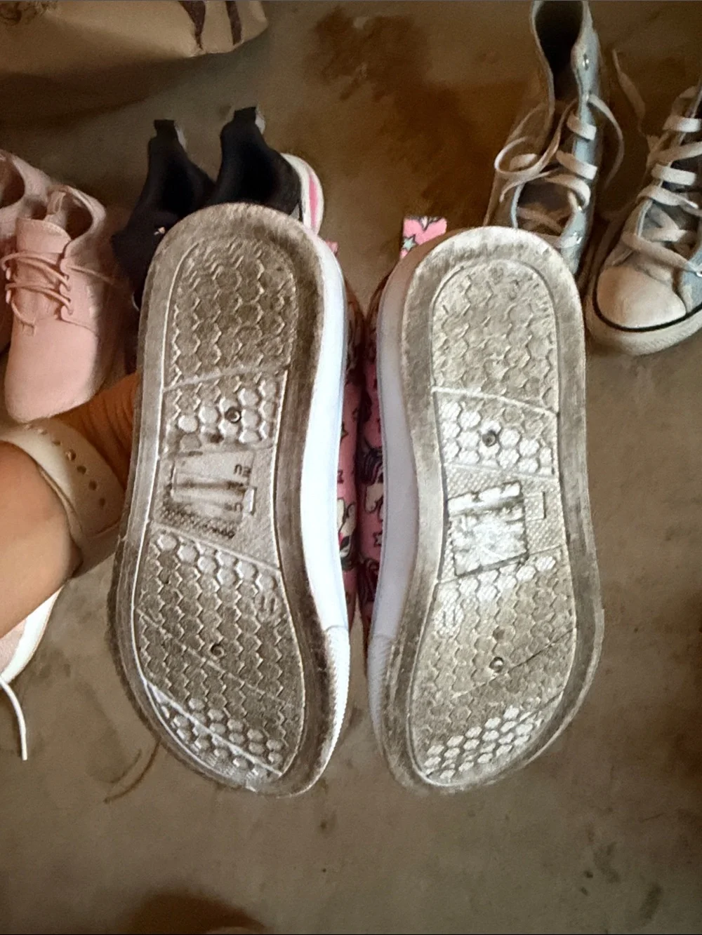 Girl’s Pink Unicorn Canvas Sneakers